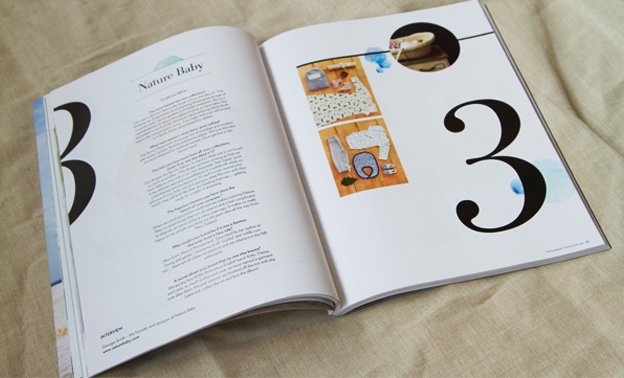 Papier Mache magazine feature Nature Baby