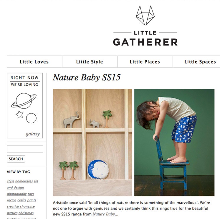 little gatherer x nature baby