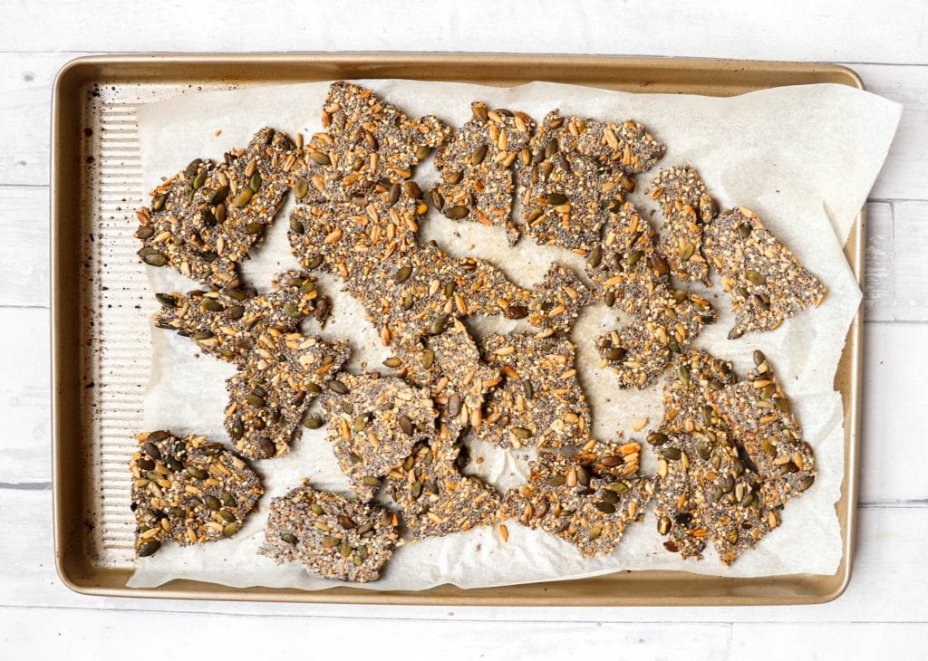 recipe: super seed crackers